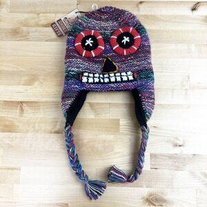 NEW Andes Gifts Acrylic Alpaca Sugar‎ Skull Knit Hat Beanie Fair Trade Artisan